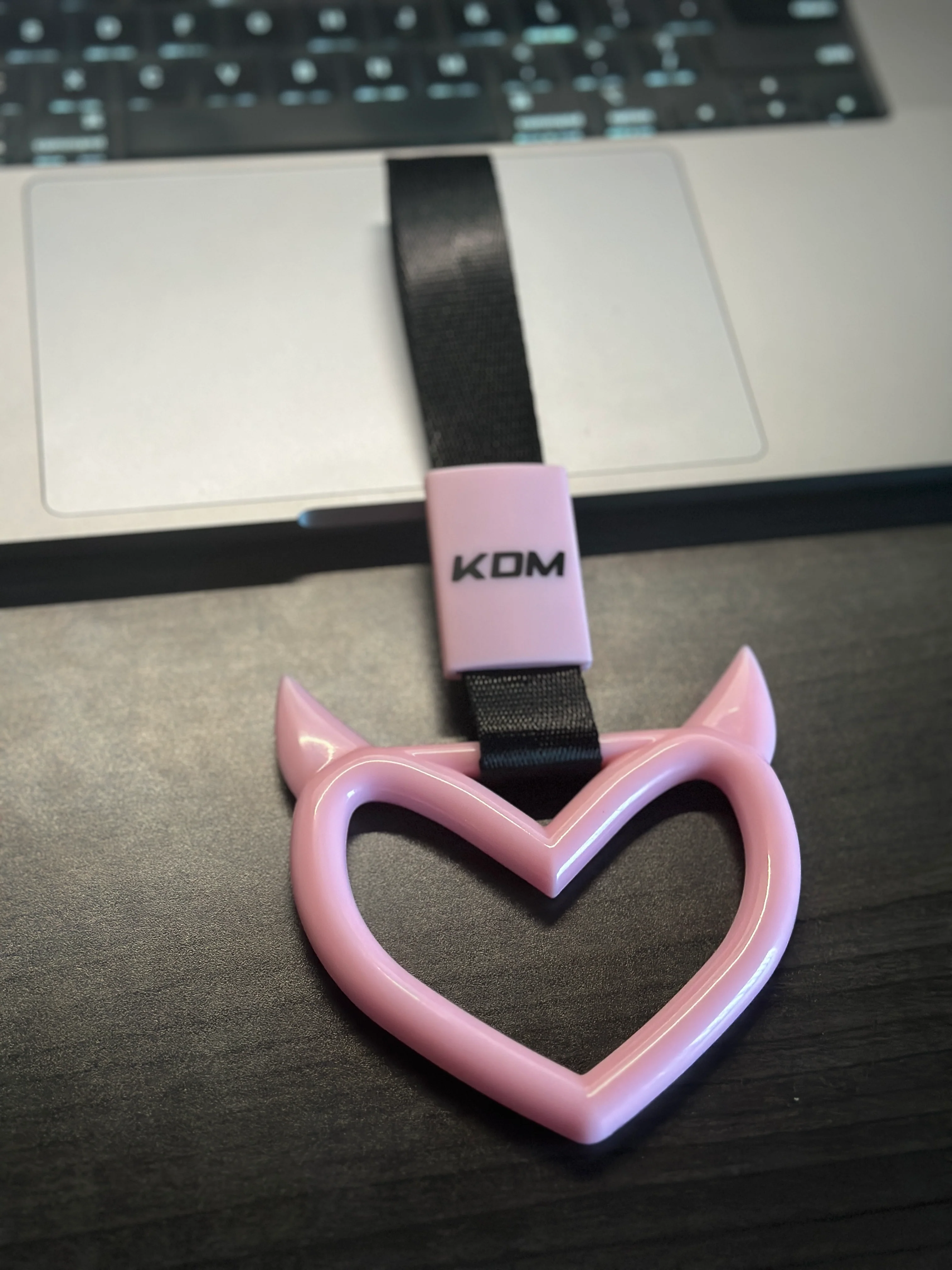 Heart Tsurikawa Pull Ring | Various Colors & Customization Car Accessories | Easy Installation - Image 5